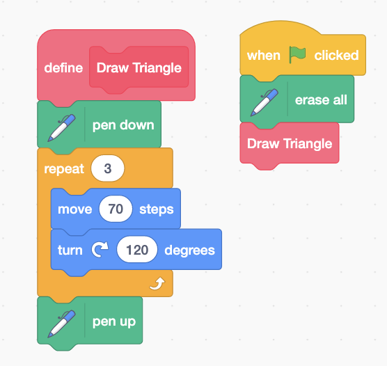 Simple App Development using MIT Scratch : Draw Shapes with Color
